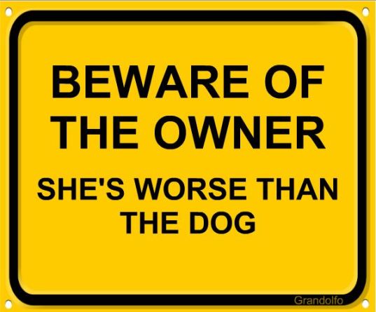 Beware of owner